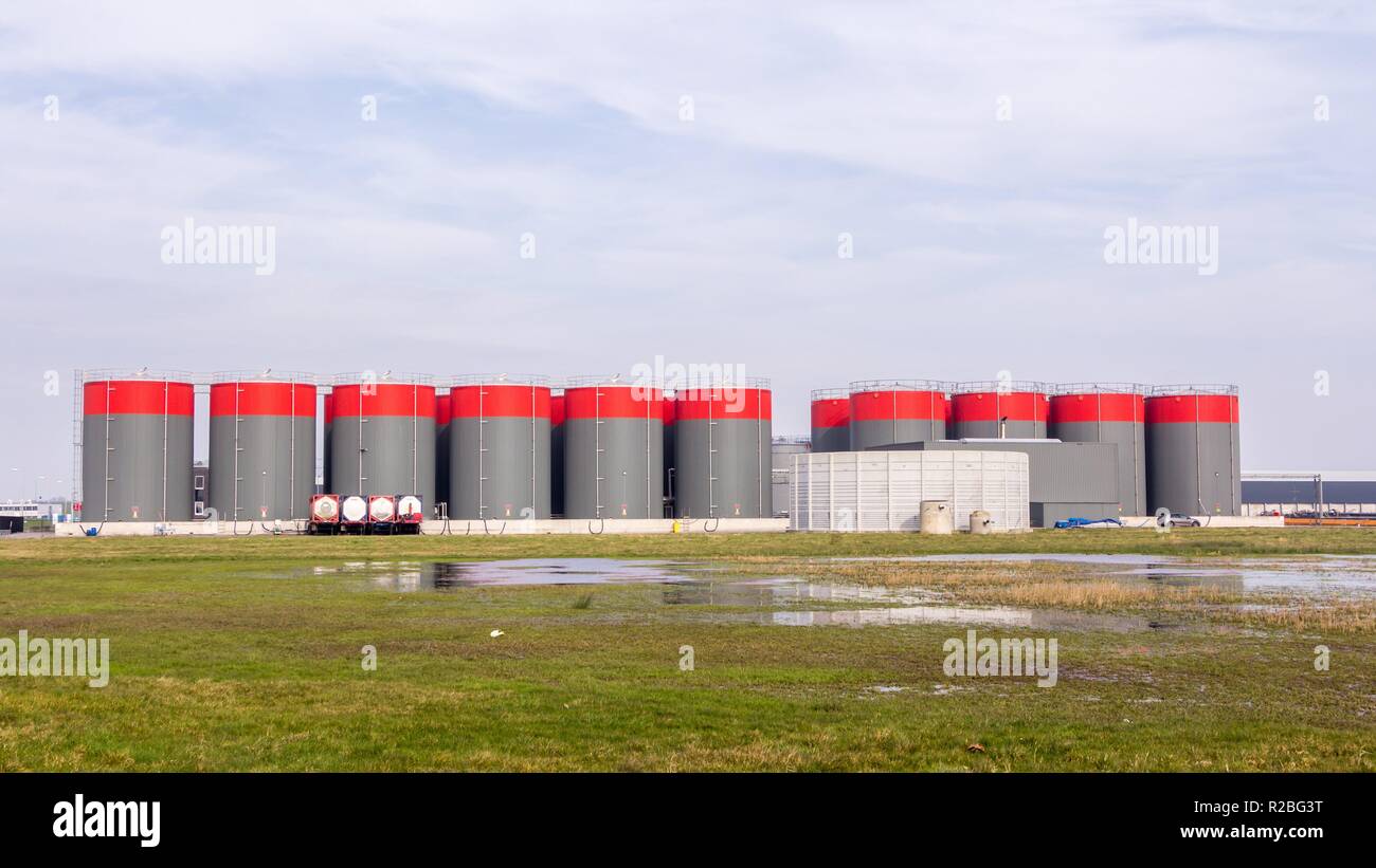 Silo de stockage pour le grain Banque D'Images