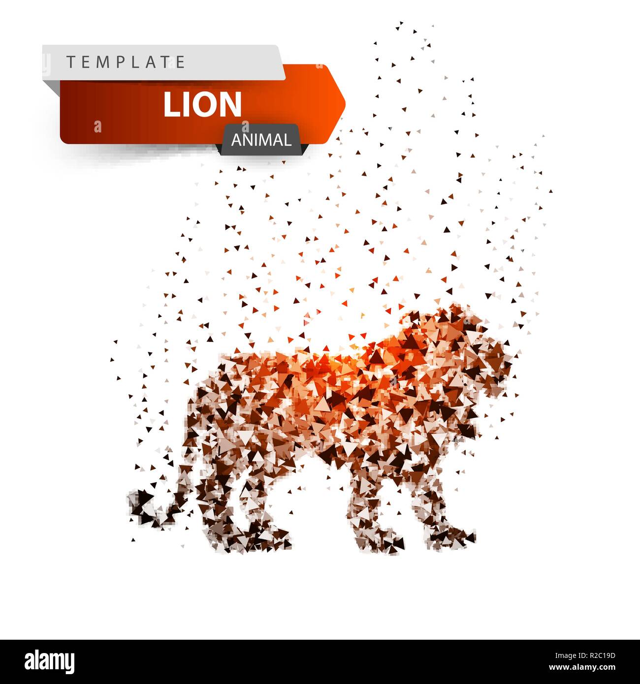 Le roi lion - l'éblouissement dot illustration. Illustration de Vecteur