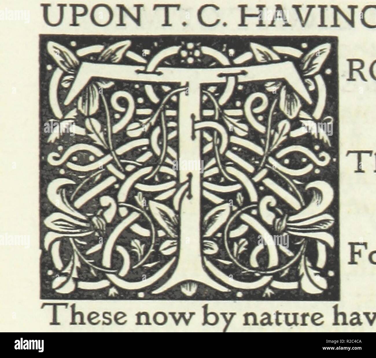 La page 95 de "les poèmes de Sir John Suckling. (Édité par John Gray et décoré par C. Ricketts.)' . Banque D'Images