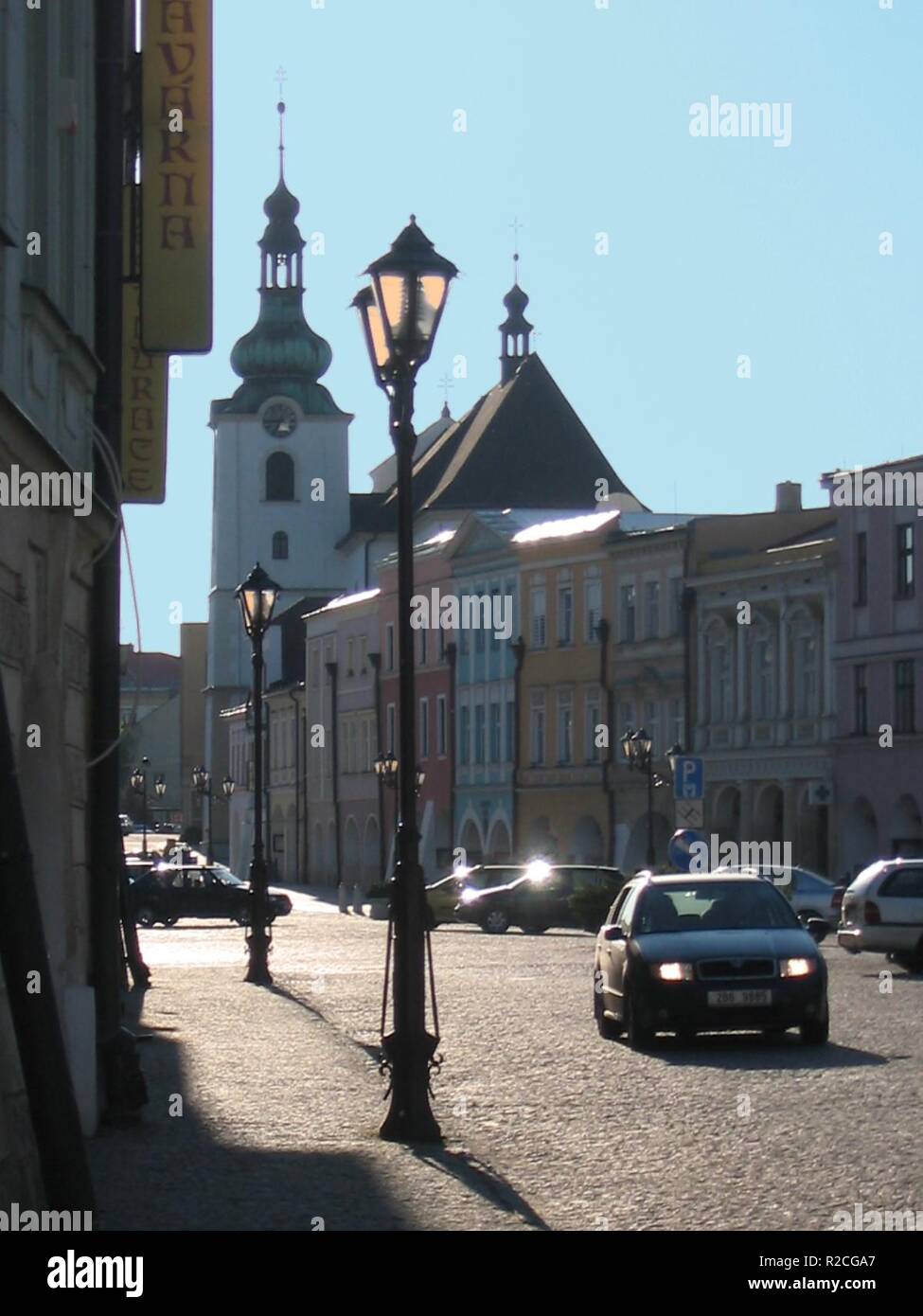 Svitavy,Brno,centre historique Banque D'Images