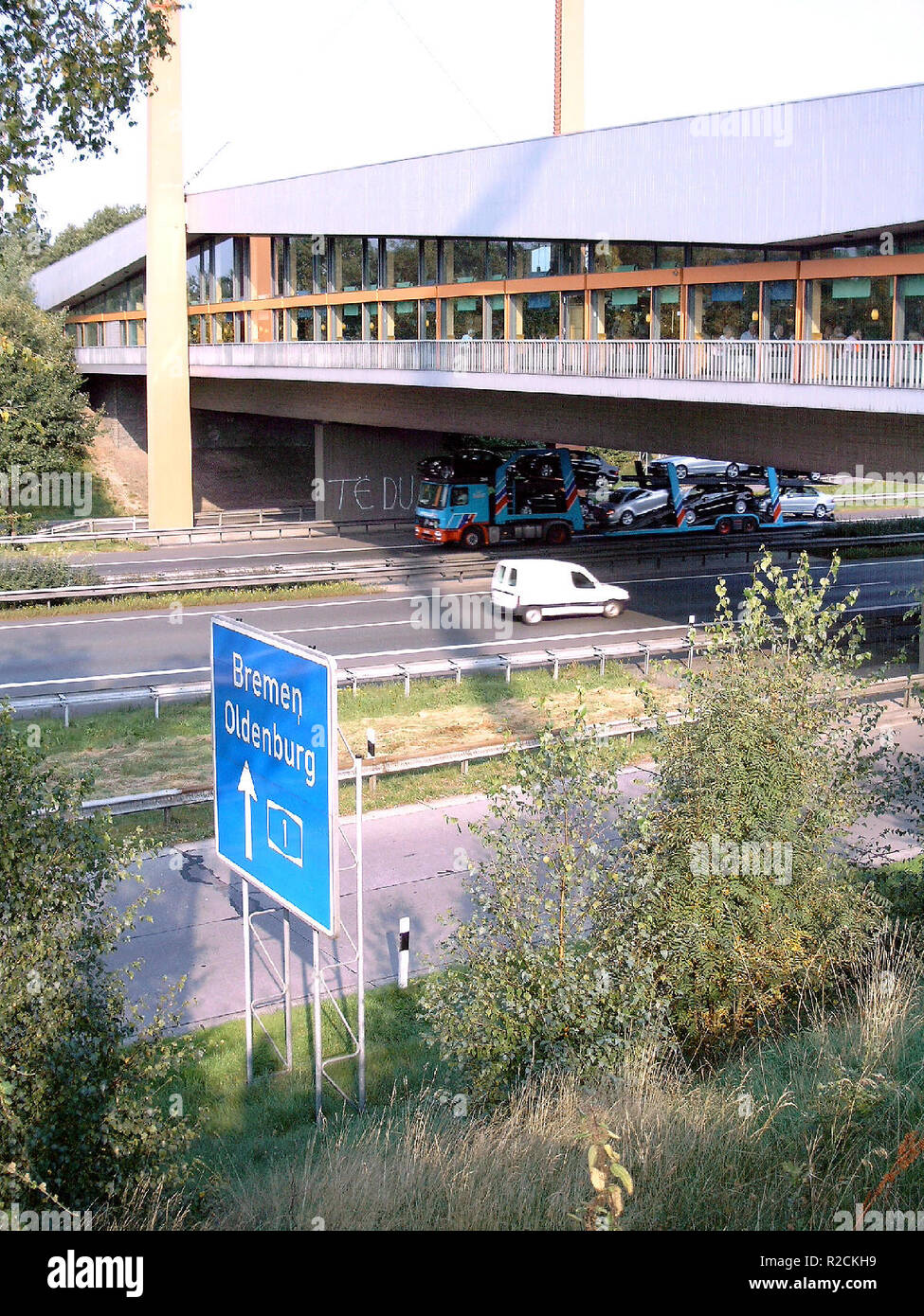 Autobahnraststätte dumber-dammer montagne Banque D'Images