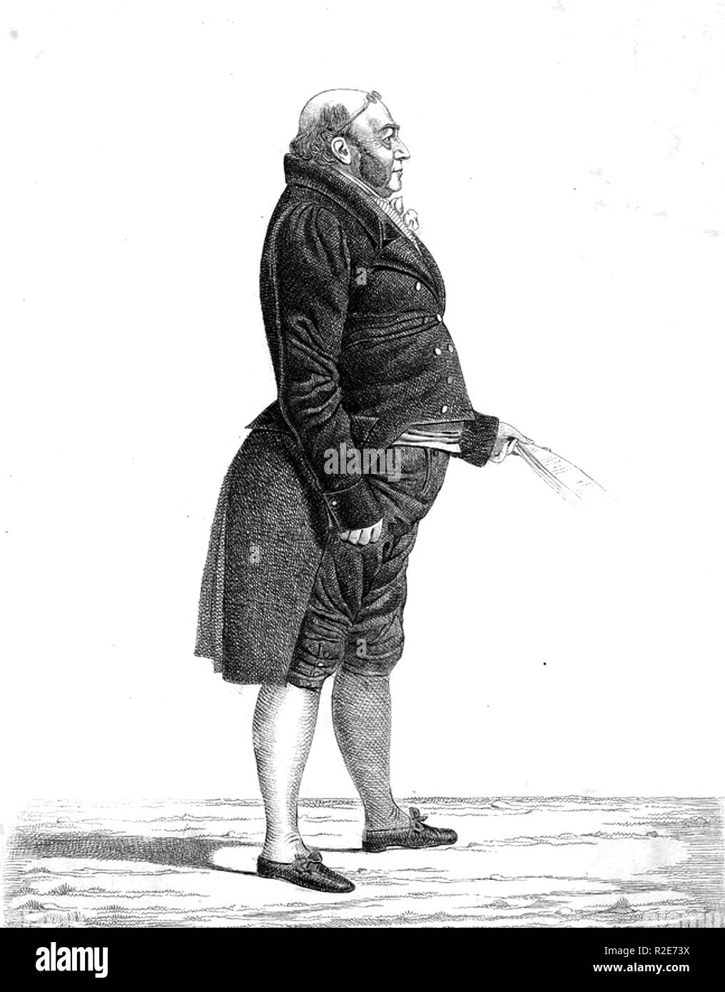 SAMUEL FAVELL (1760-1830) de l'éducation anglais philanthrope Banque D'Images