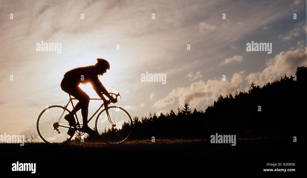 Cycliste Banque D'Images