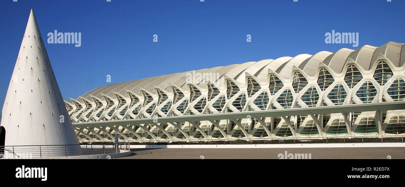 Musée des sciences de Valence Banque D'Images