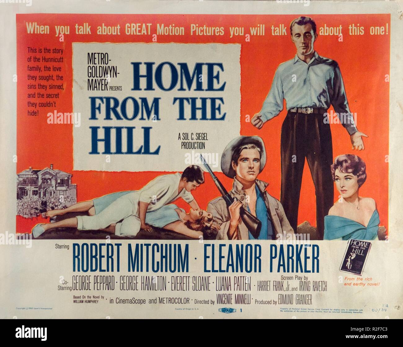 Accueil de la colline Année : 1960 USA Réalisateur : Vincente Minelli Movie poster Banque D'Images