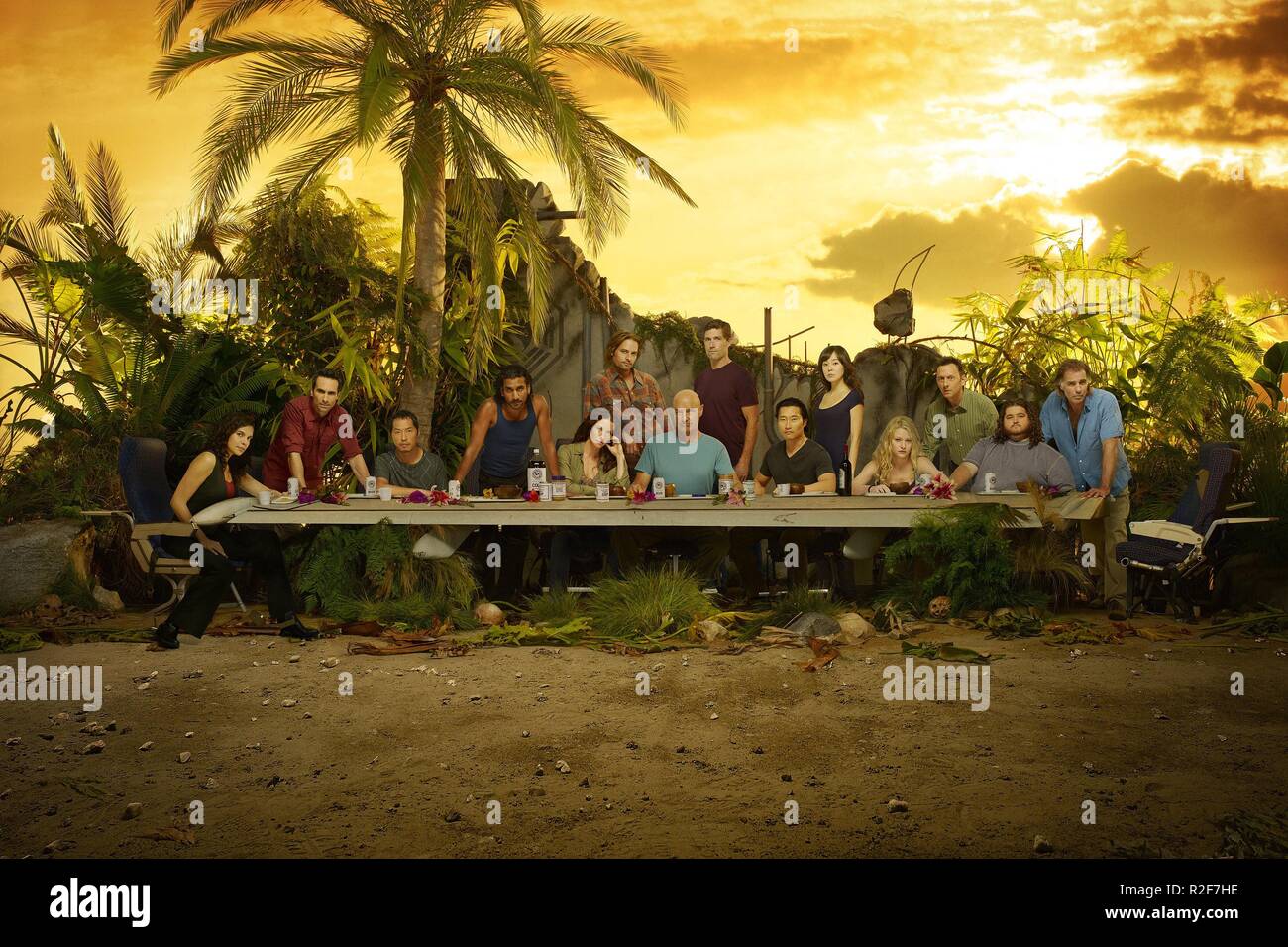 Perdu séries télé 2004 - 2010 - USA Année : 2010 Zuleikha Robinson saison 6, Nestor Carbonell, Ken Leung, Naveen Andrews, Evangeline Lilly, Josh Holloway, Terry O'Quinn, Matthew Fox, Daniel Dae Kim, Yunjin Kim, Emilie de Ravin, Michael Emerson, Jorge Garcia, Jeff Fahey Banque D'Images