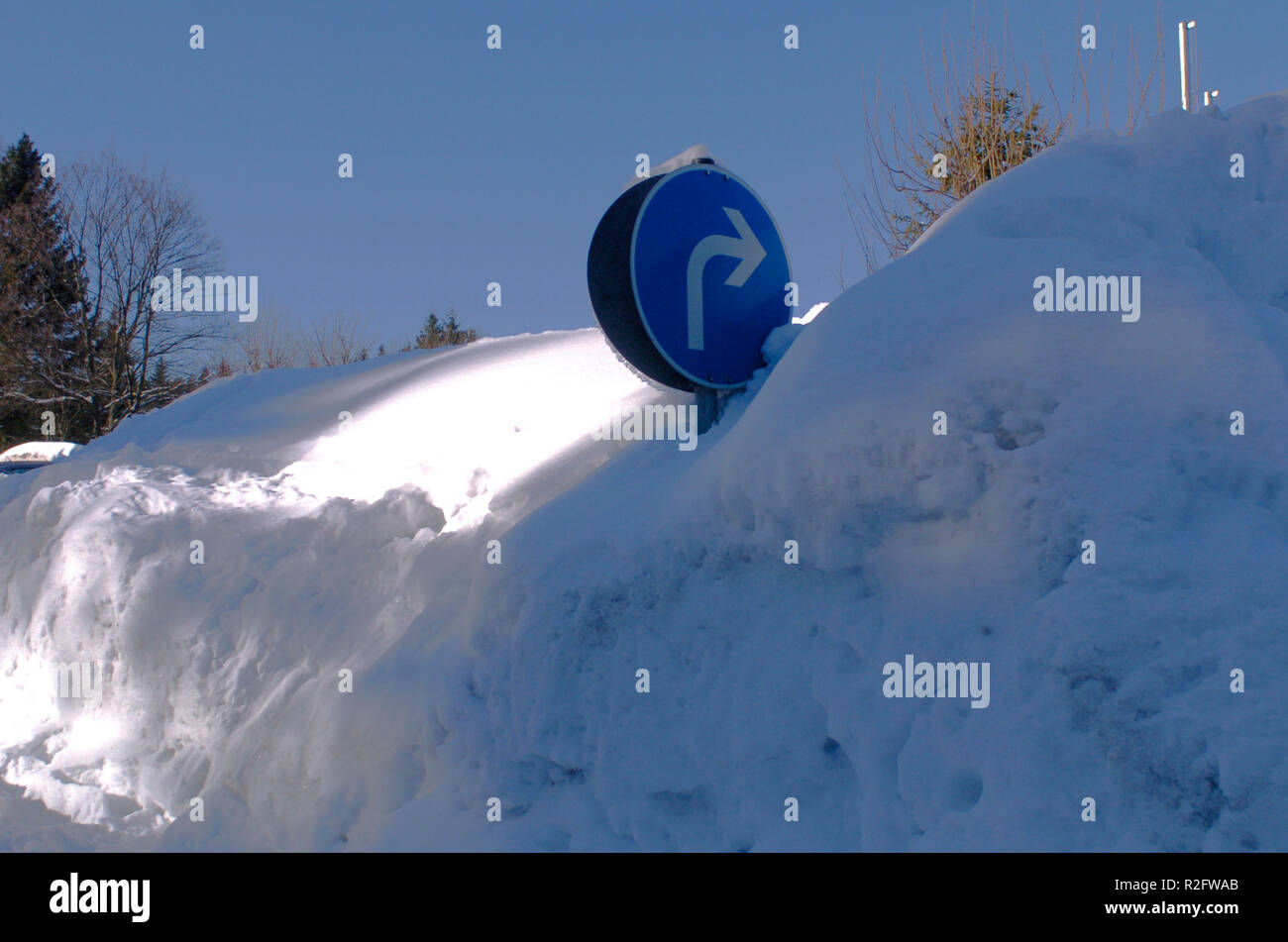 congère Banque D'Images congère Banque D'Images