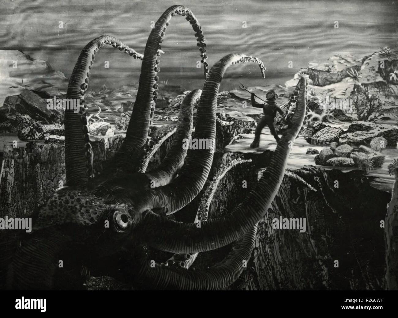 L'Invention mortelle Vynalez zkazy Année : 1958 Réalisateur : Tchécoslovaquie Karel Zeman Animation Banque D'Images