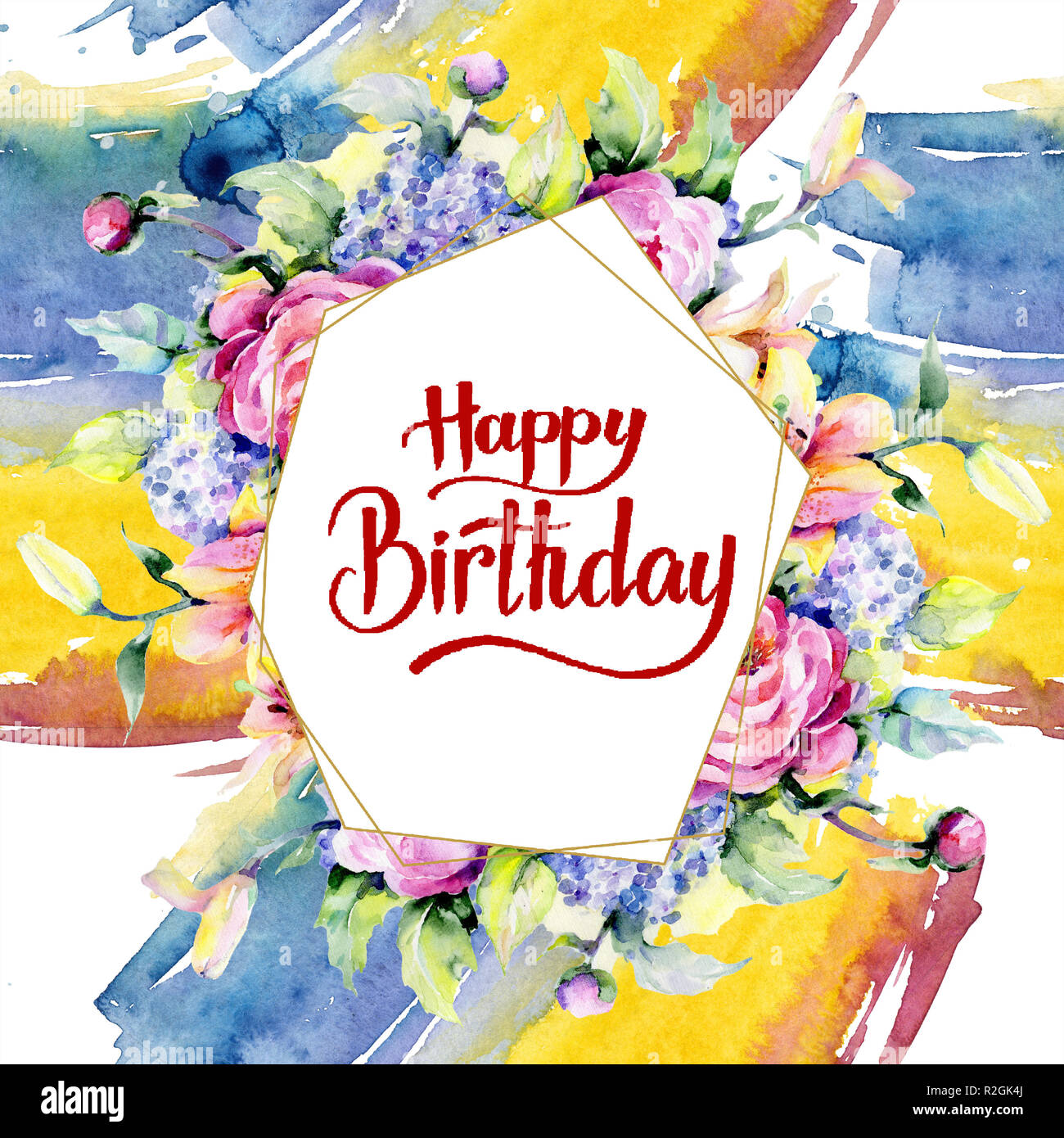 Bouquet De Pivoines Et Lily Joyeux Anniversaire Monogramme L Ecriture La Calligraphie Aquarelle Chassis En Forme De Cristaux Geometriques Photo Stock Alamy Bouquet De Pivoines Et Lily Joyeux Anniversaire Monogramme L Ecriture La Calligraphie Aquarelle Chassis En Forme De Cristaux Geometriques Photo Stock Alamy