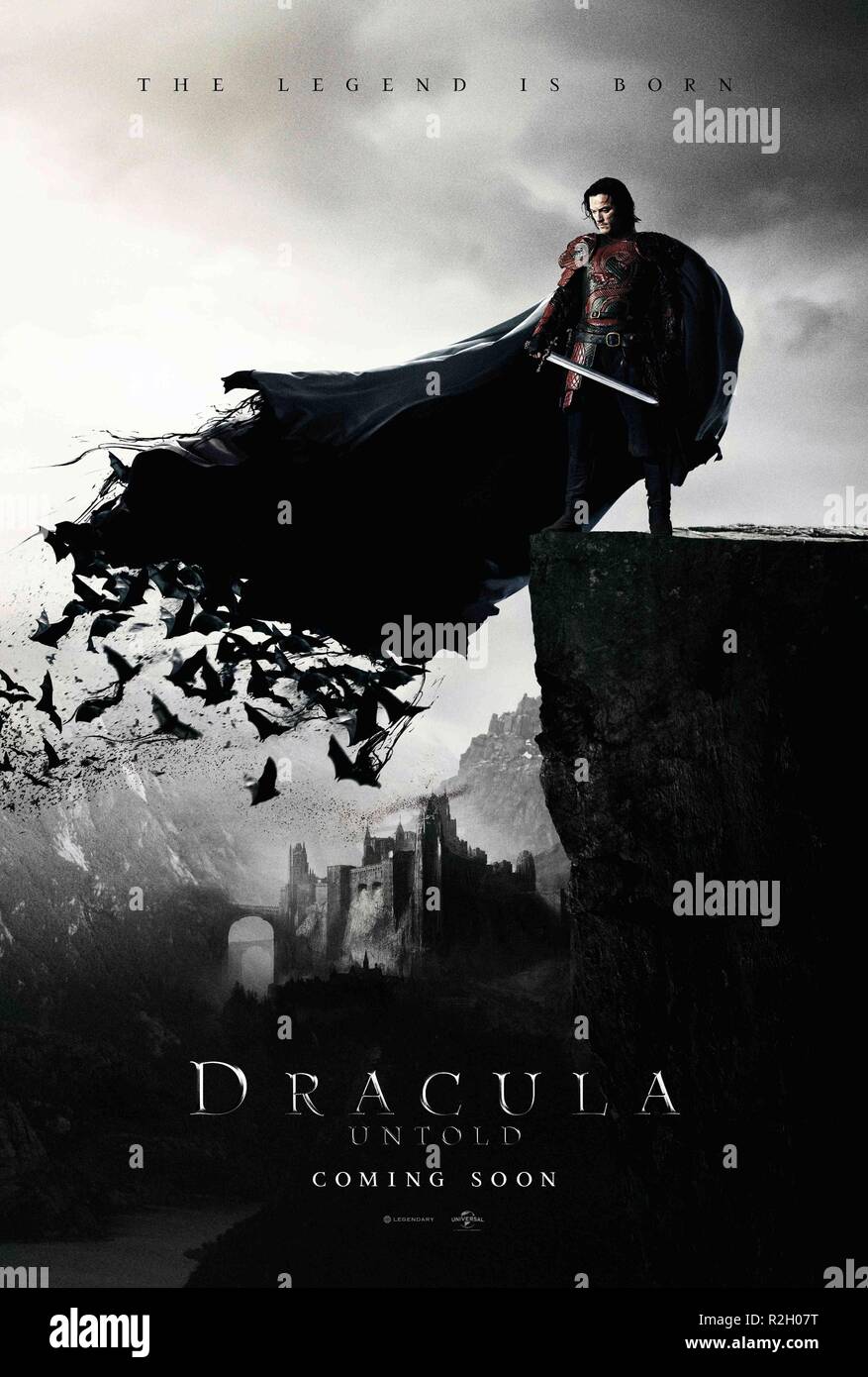 Année : 2014 indicibles Dracula USA Réalisation : Gary Shore Luke Evans (USA) affiche de film Banque D'Images