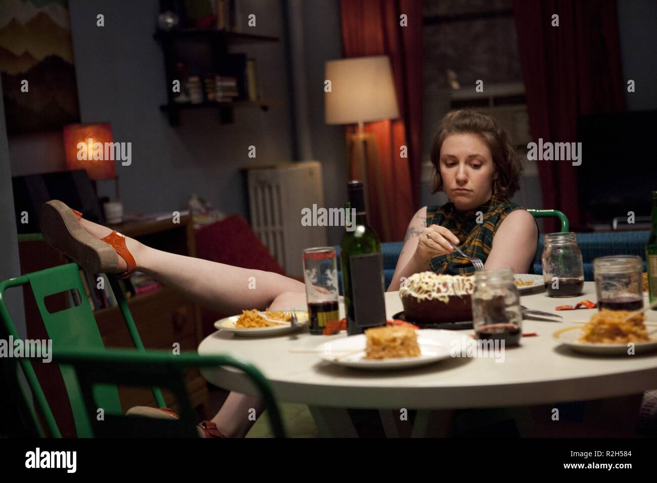 Girls TV Series 2012 - ? ? ? ? USA 2013 Saison 2, épisode 4 : c'est une honte sur Ray créée par Lena Dunham Réalisateur : Jesse Peretz Lena Dunham Banque D'Images