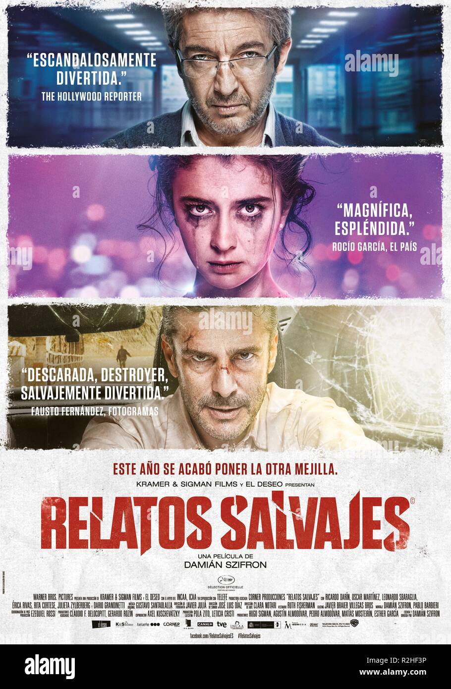 Le recueil intitulé "Relatos" salvajes Wild Tales Année : 2014 Réalisateur : Damian Szifron Espagne Film poster (Sp) Banque D'Images