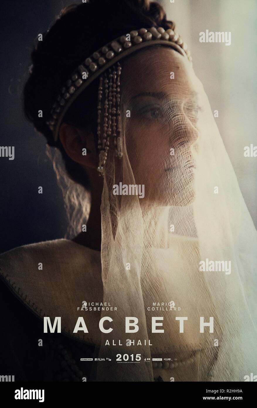 Macbeth Année : 2015 UK : Justin Kurzel Marion Cotillard Movie poster (UK) Banque D'Images