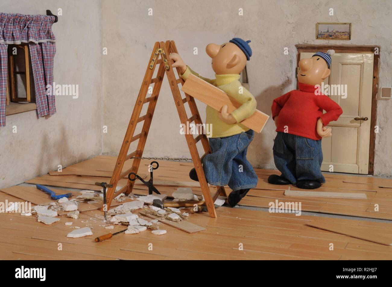 Podlaha le marbre Année : 2012 Réalisateur : Marek Tchécoslovaquie Animation Benes Banque D'Images