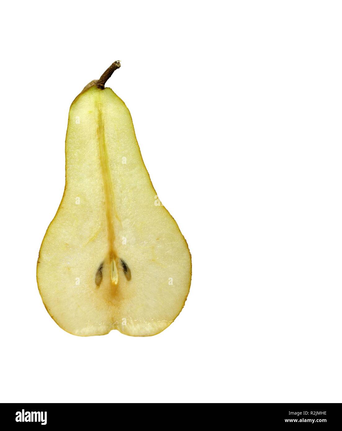 poire la moitié Banque D'Images