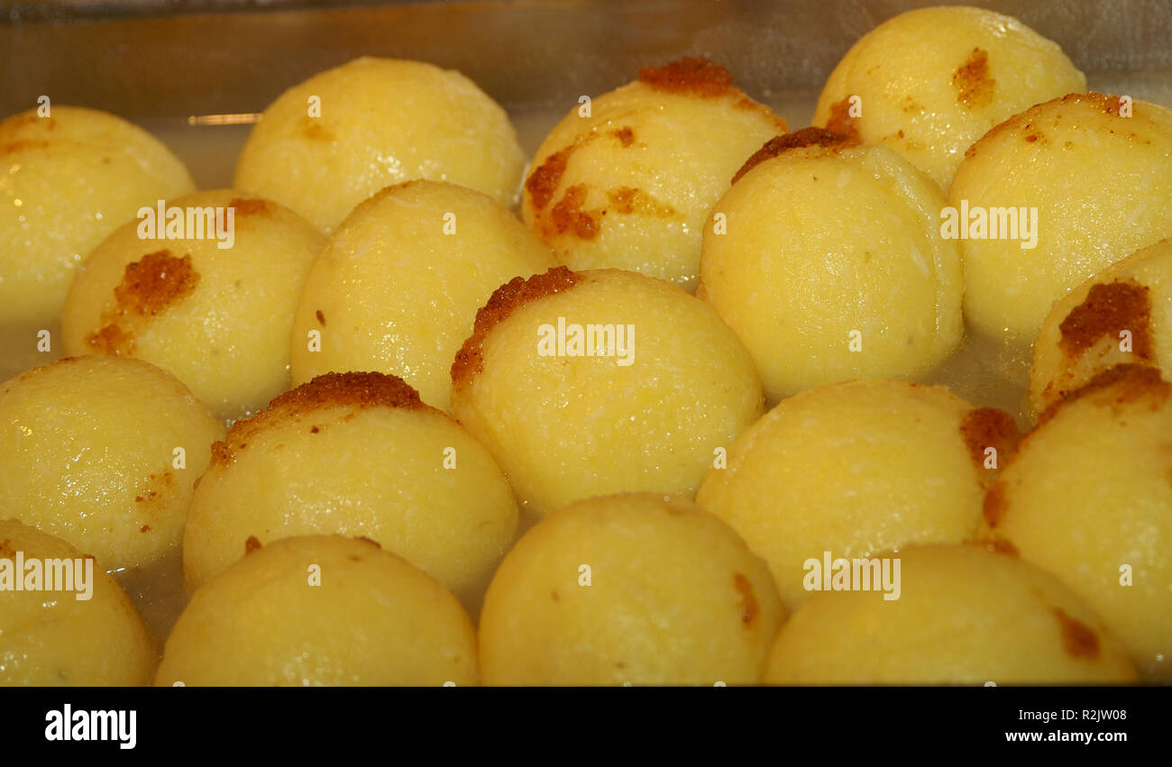 boulettes de pâte Banque D'Images