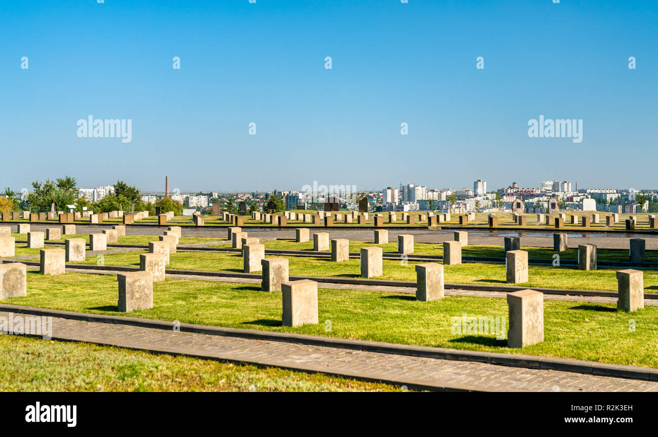 Cimetière militaire sur Mamaïev Kurgan à Volgograd, Russie Banque D'Images