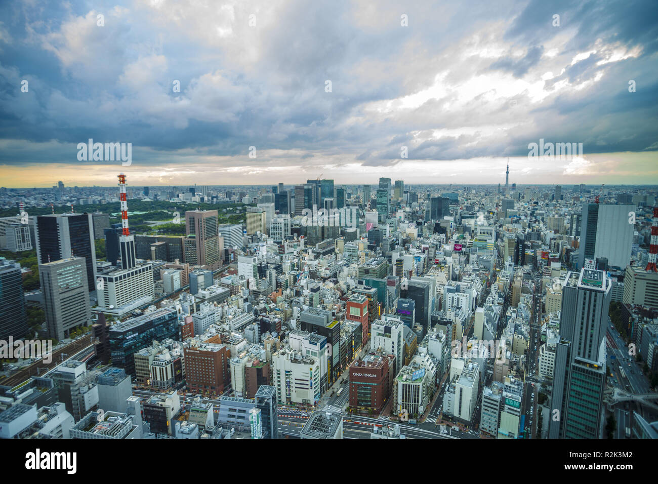 Vue de Tokyo, Banque D'Images