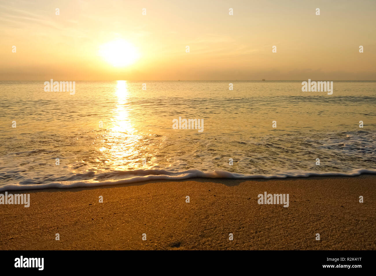 La Thaïlande, Saikeaw Beach à Nakhon Si Thammarat Banque D'Images