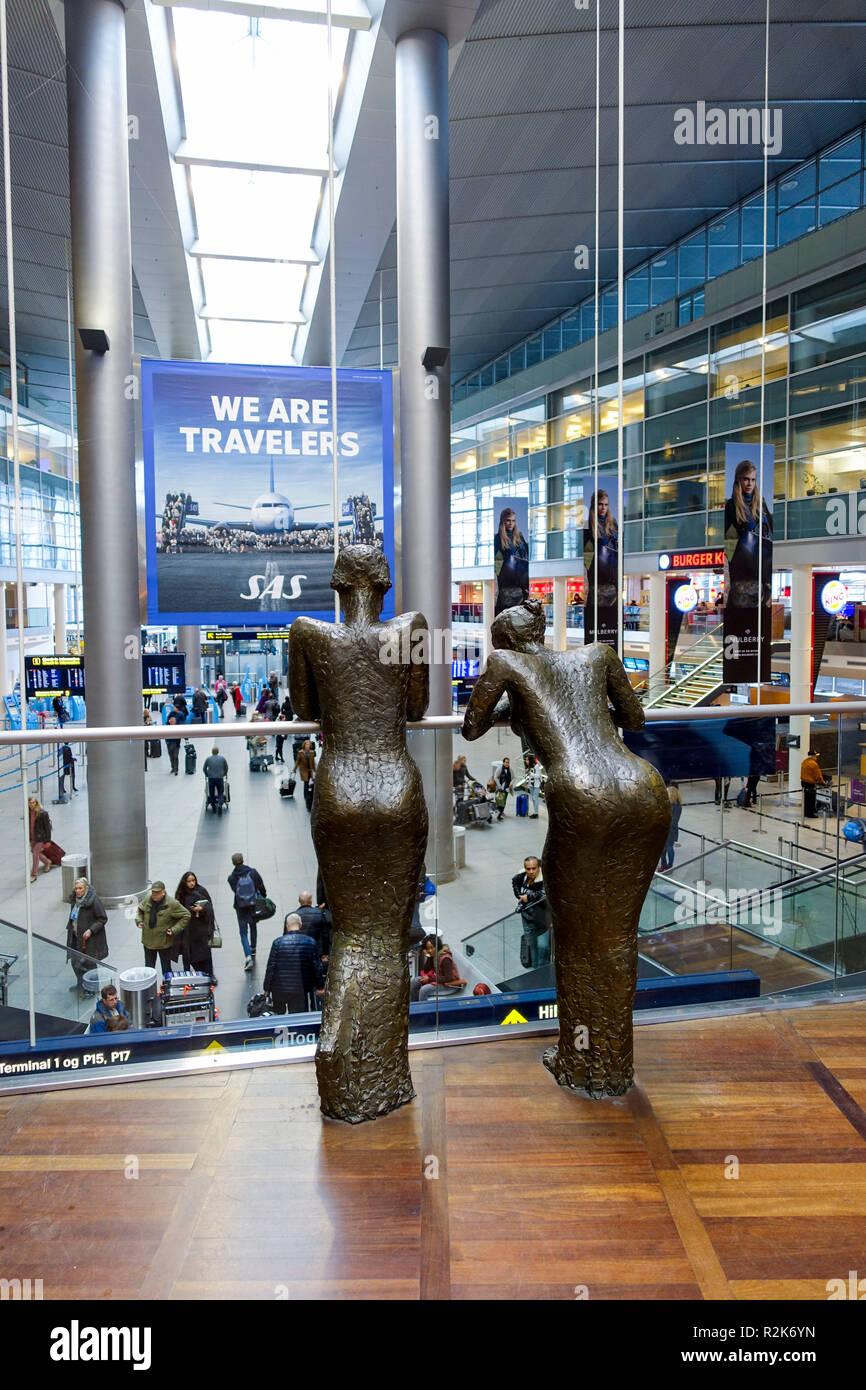 L'aéroport de Copenhague, Danemark Banque D'Images