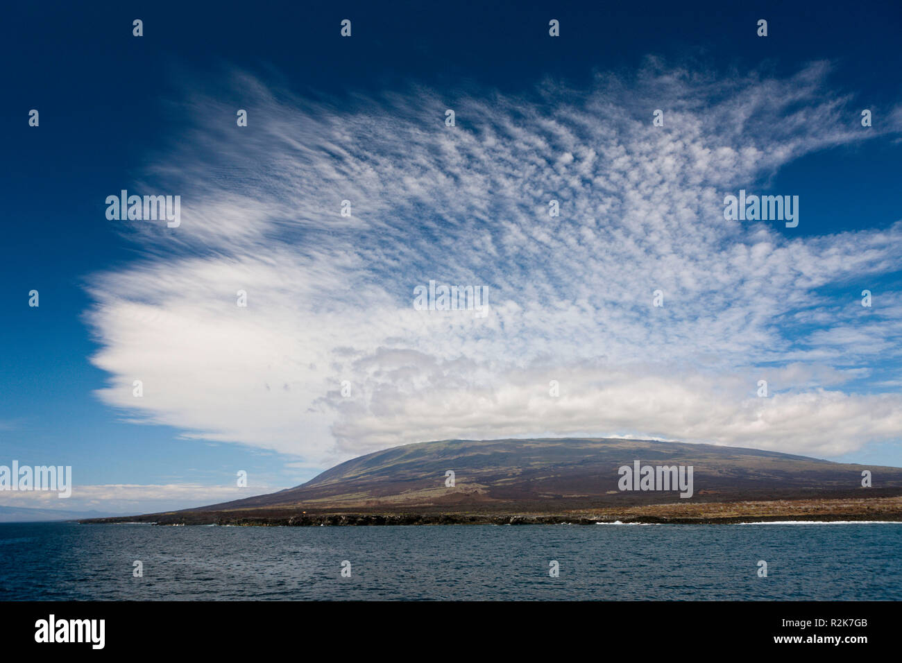 L'île de Fernandina, Galapagos, Equateur Banque D'Images