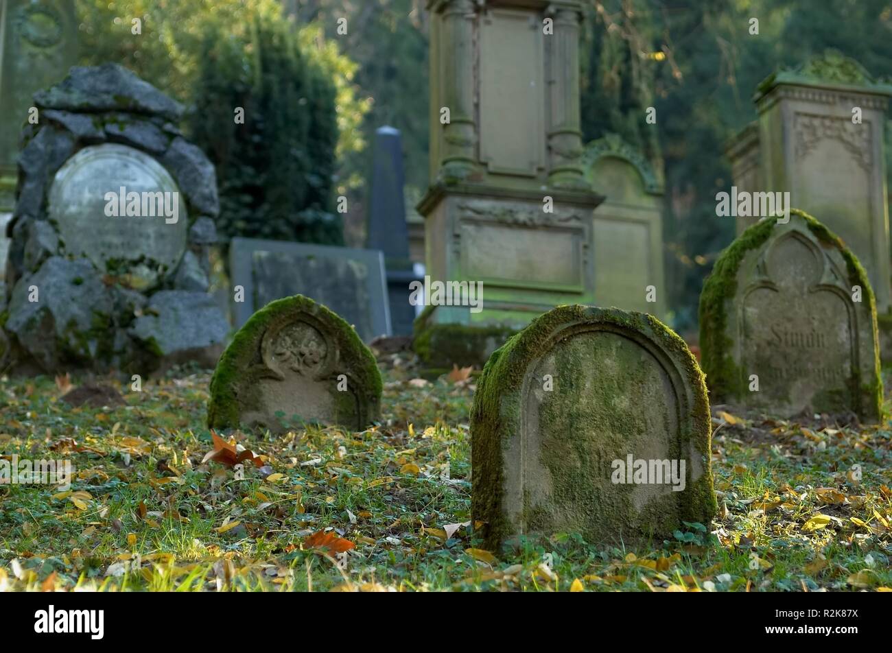 Cimetière juif ix Banque D'Images