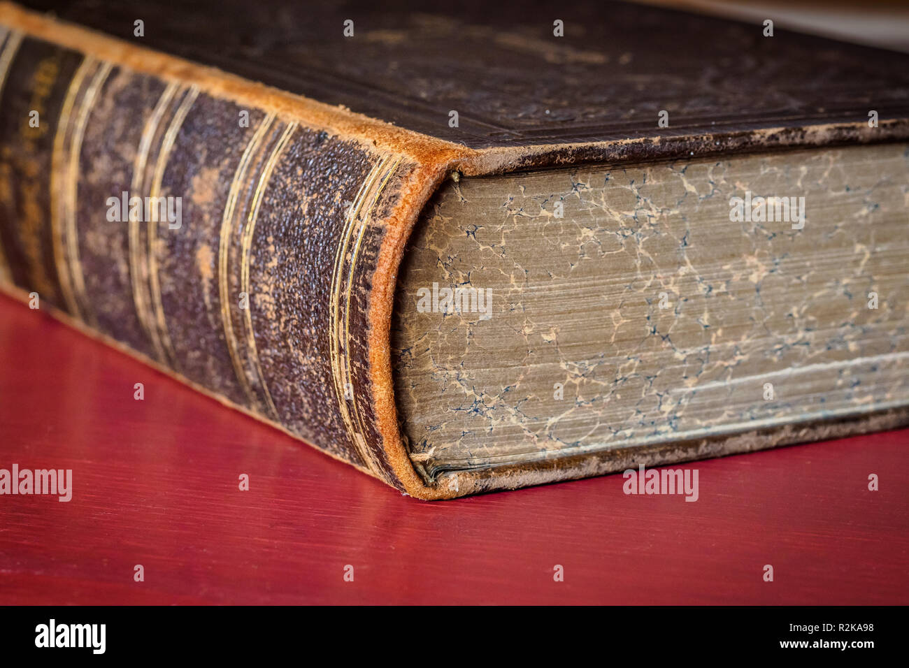 Old Holy Bible, livre ancien, la religion chrétienne Banque D'Images