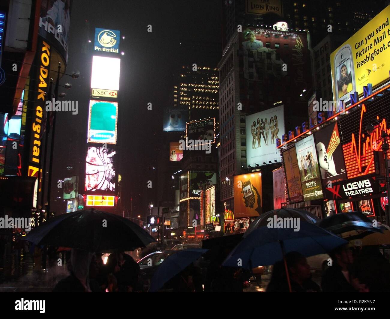 New york sous la pluie Banque de photographies et d’images à haute