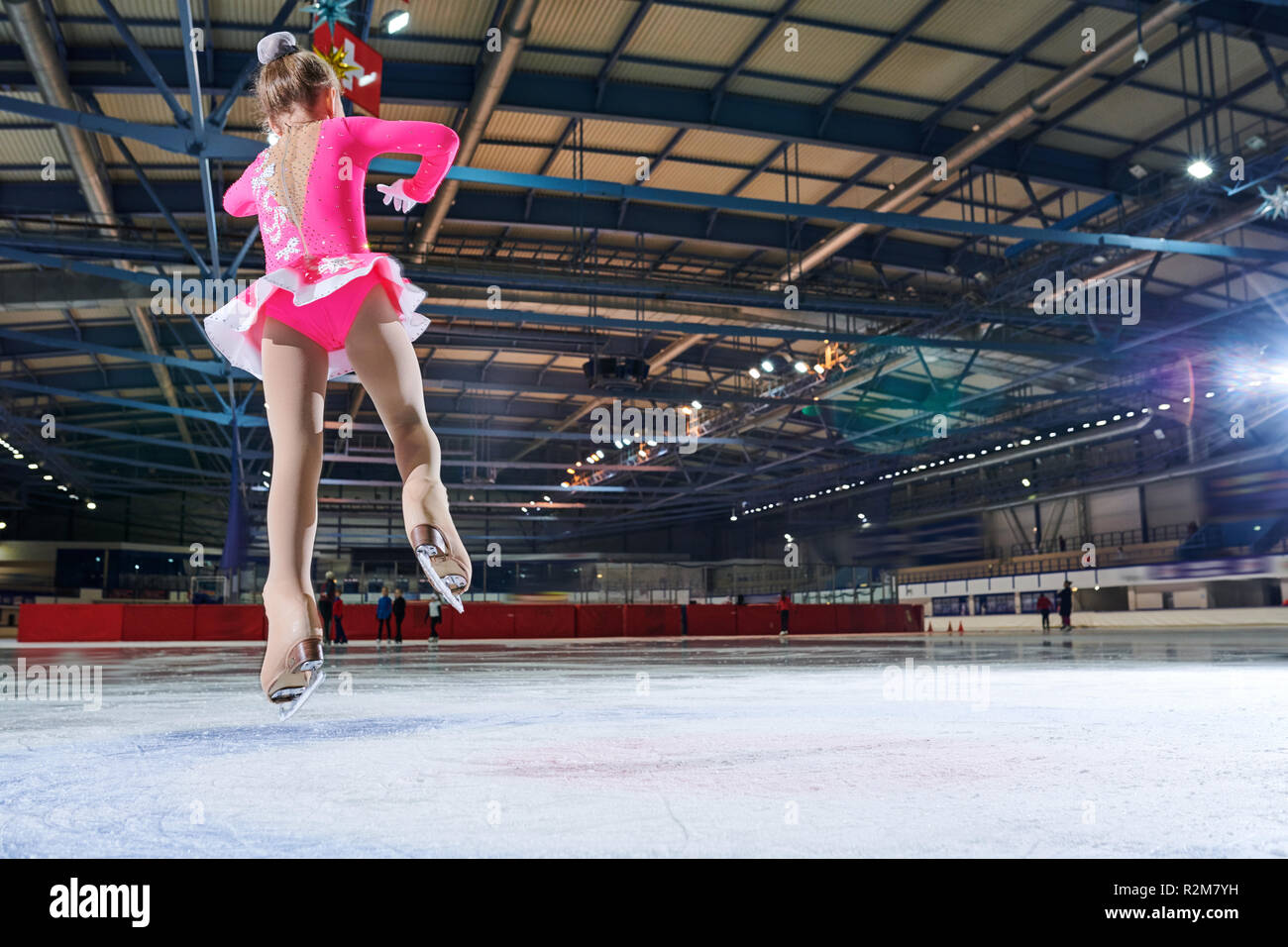 Performance Figure-Skating Banque D'Images