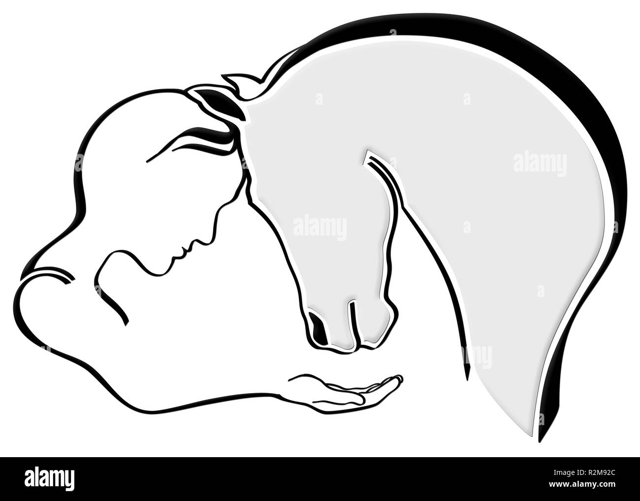 Puissance 7 logo Banque D'Images