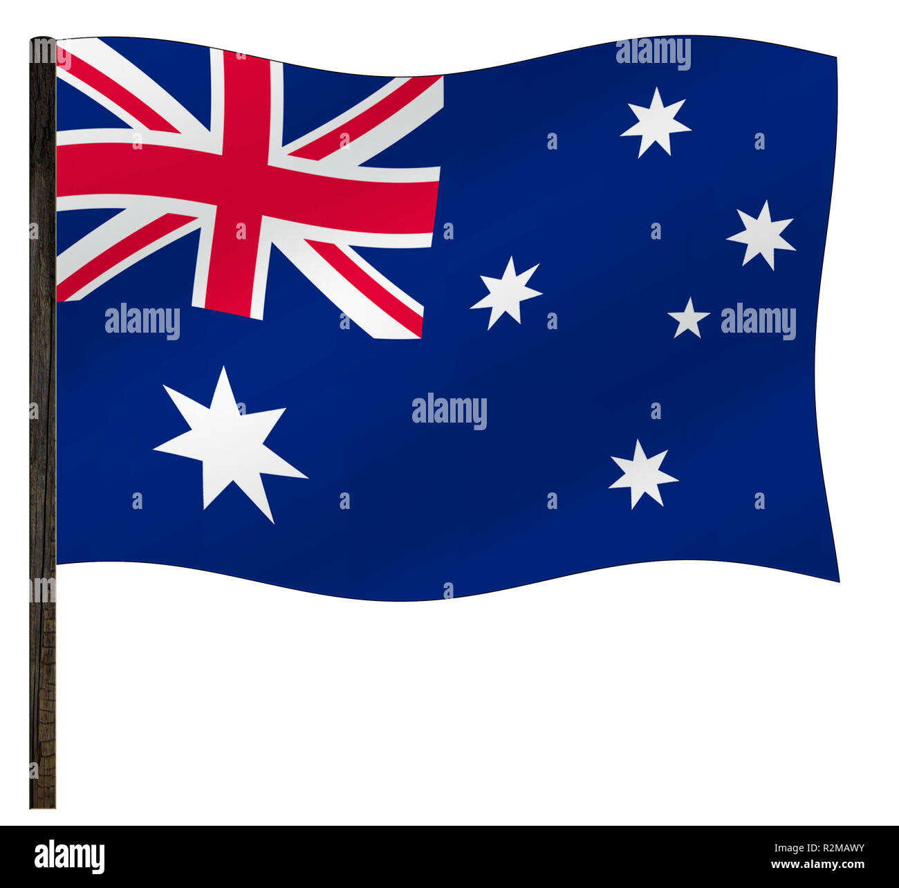 drapeau de l’Australie Banque D'Images