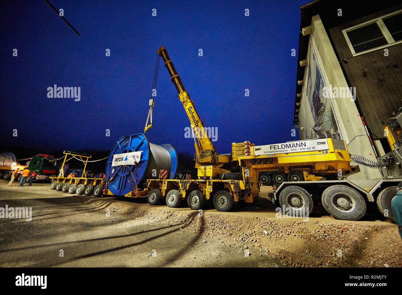 Transport, transporteur de fer Zugspitze bavarois 2017 Banque D'Images