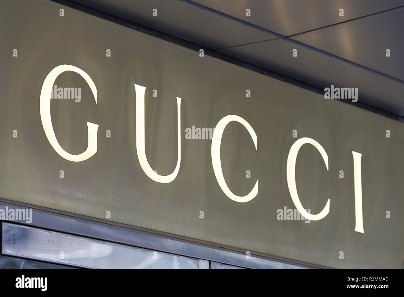 Gucci Store Se connecter à Berlin Allemagne Banque D'Images