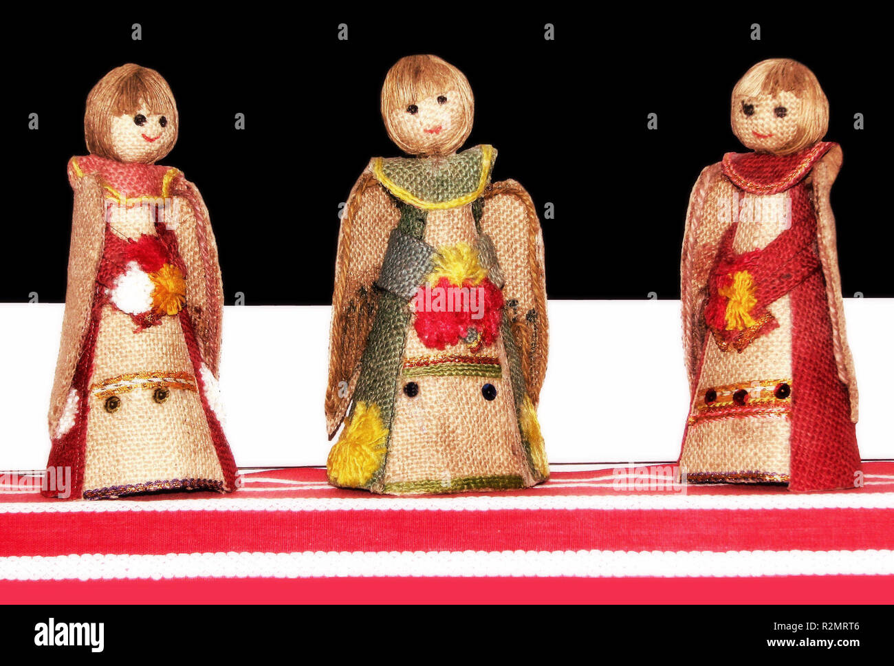 Trois petits anges Banque D'Images