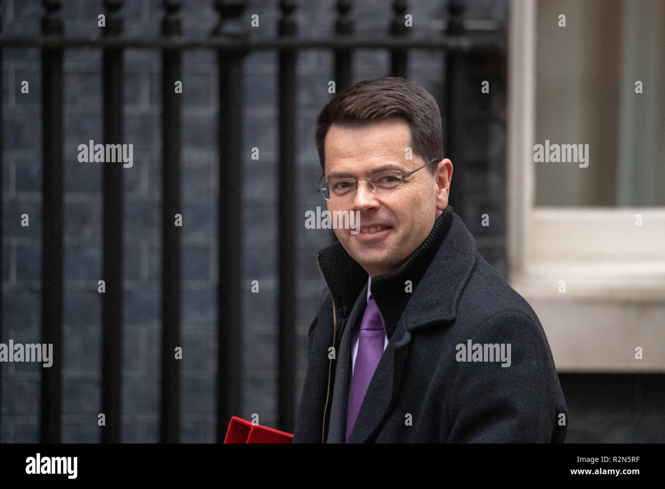 London 20 novembre 2018, James Brokenshire, MP, PC,secrétaire Communautés arrive à une réunion du Cabinet au 10 Downing Street, London Credit Ian Davidson/Alamy Live News Banque D'Images