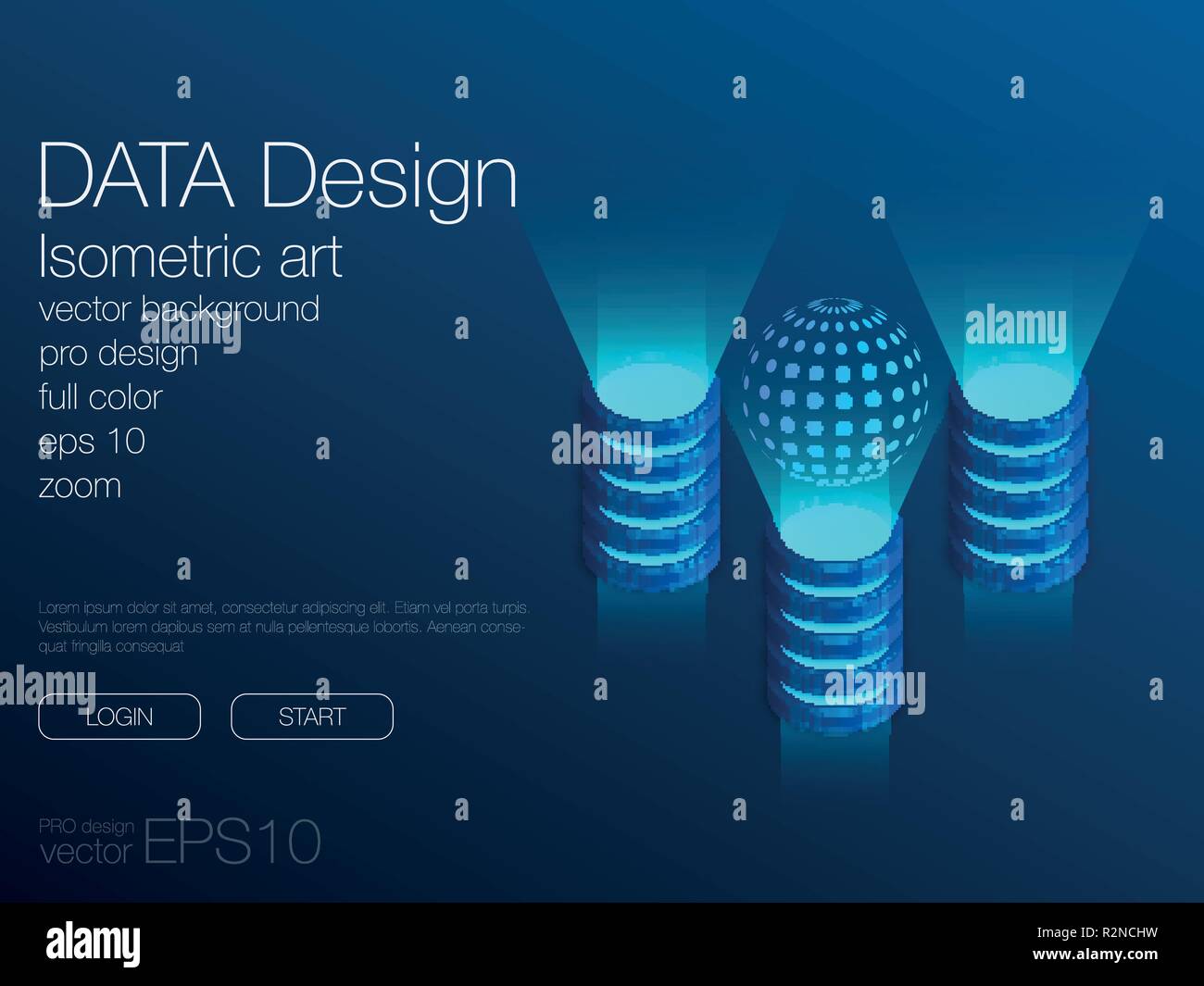 Modèle de tableau de bord de l'infographie avec un design moderne.Stock vector Illustration de Vecteur