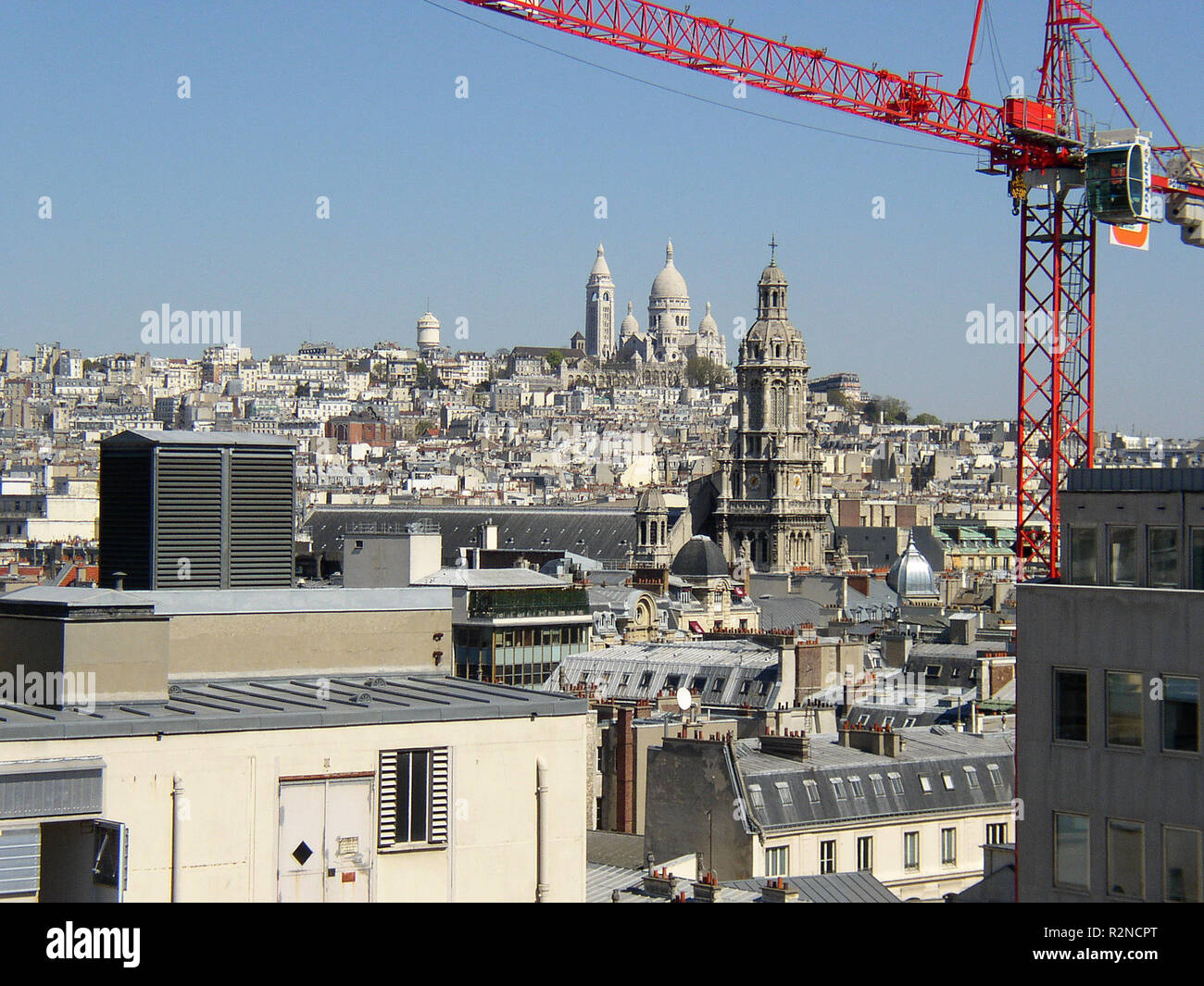 Vue de montmartre Banque D'Images
