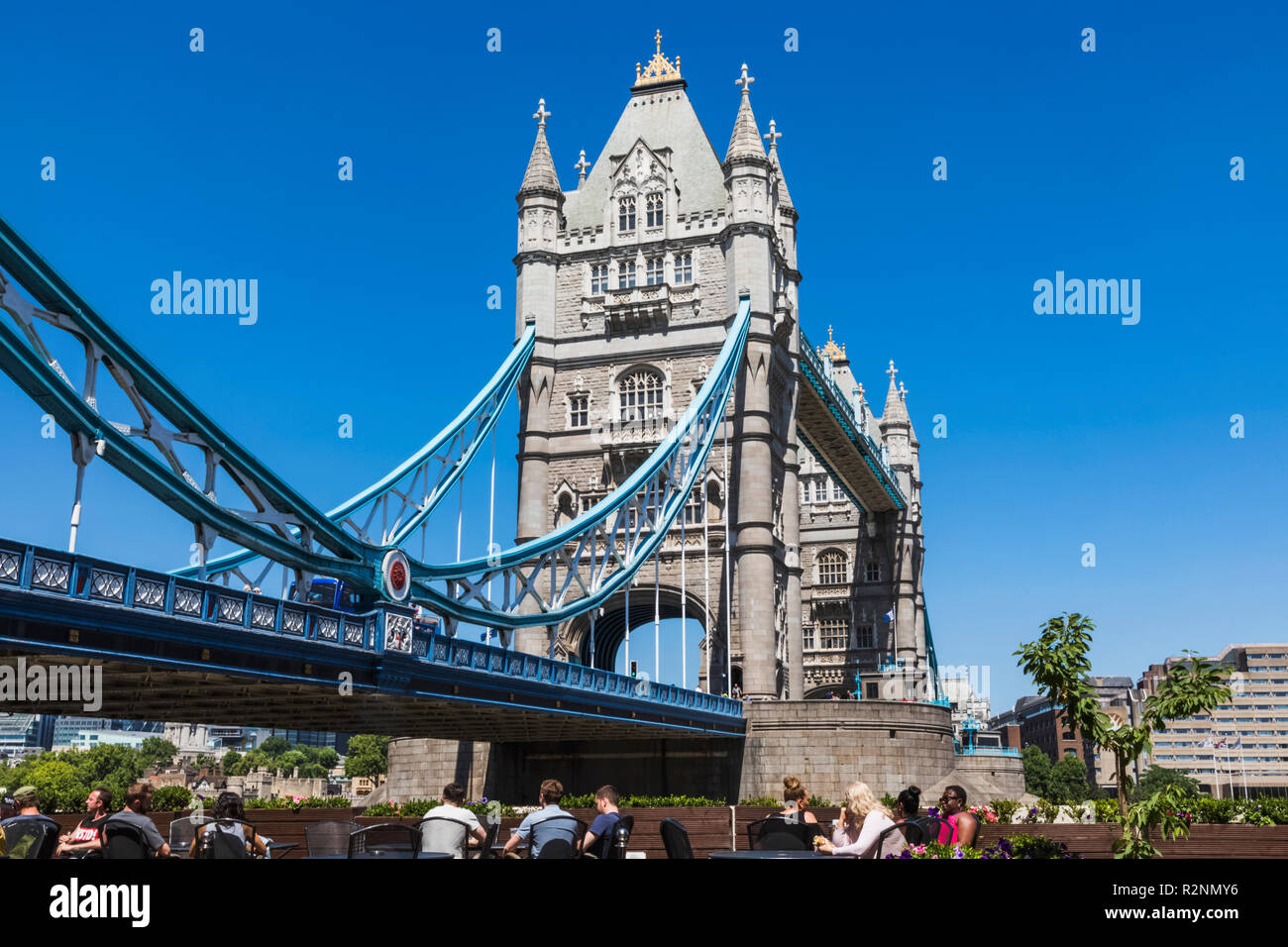 L'Angleterre, Londres, Tower Bridge Banque D'Images