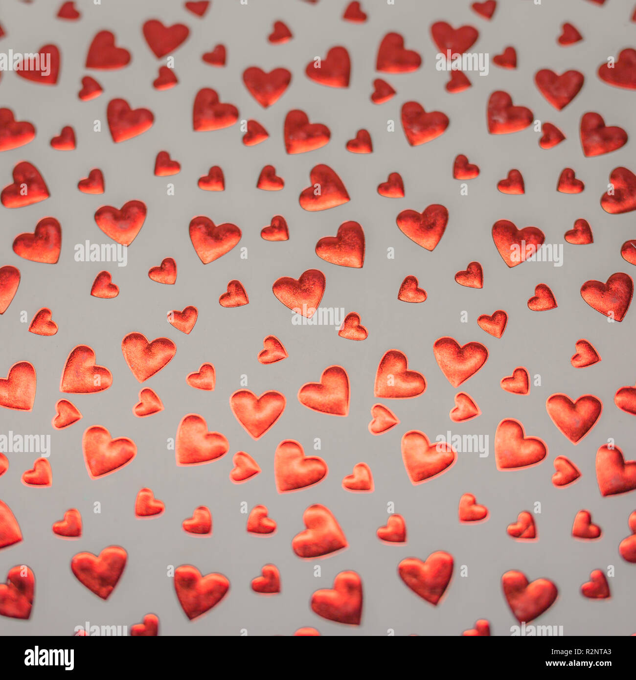 Aquarelle abstraite rouge, coeur rose. Concept amour, carte de voeux de Saint-Valentin. J'adore le design d'arrière-plan Banque D'Images