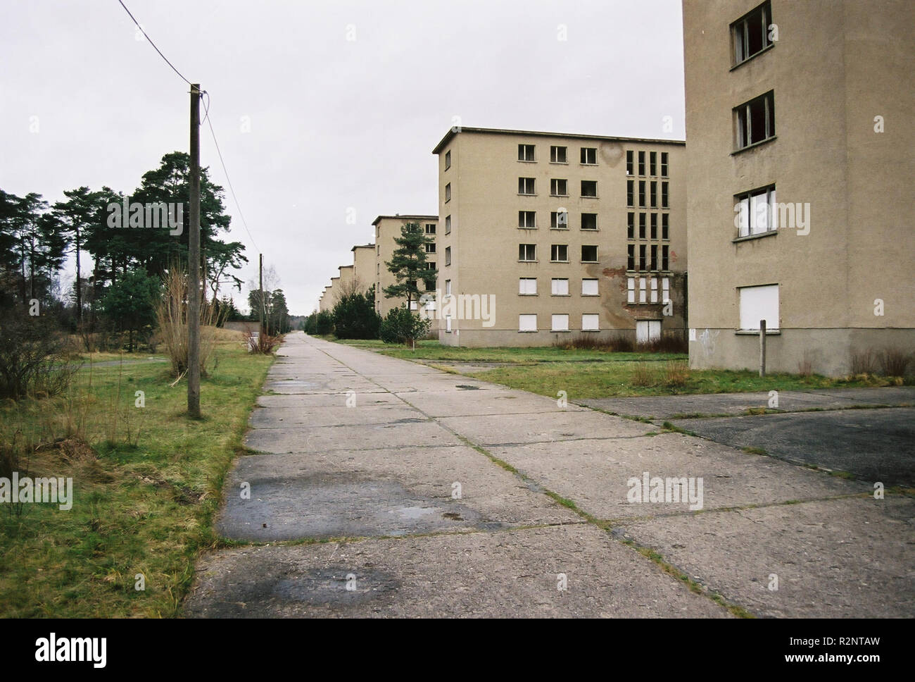 Ruines de kdf 6 prora Banque D'Images