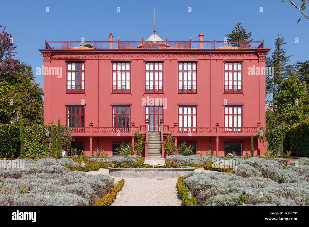 Musée d'Histoire Naturelle et de la Science (Museu de Historia Natural e da Ciencia) dans jardin botanique de Porto (Jardim Botanico do Porto). Porto, por Banque D'Images