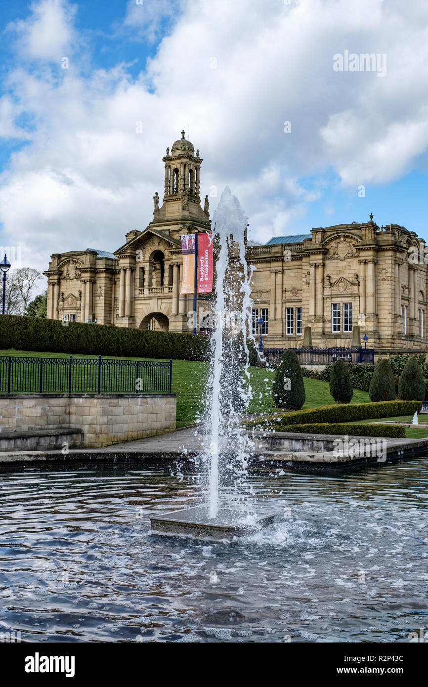 Cartwright Hall, Lister Park, Bradford, West Yorkshire, Royaume-Uni Banque D'Images