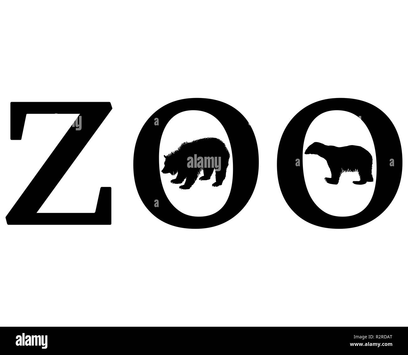 animaux de zoo Banque D'Images