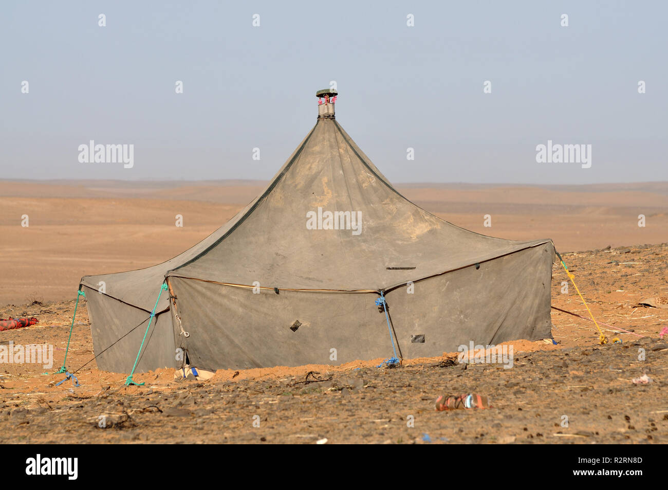 Tente bédouine au Sahara,Maroc Photo Stock - Alamy