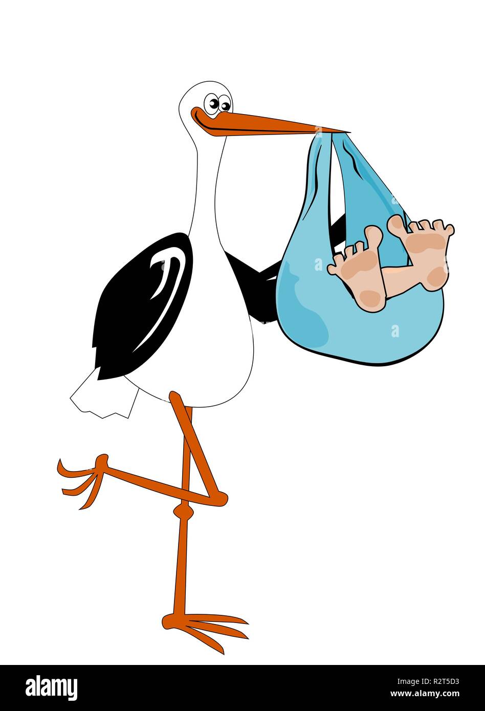 Cigogne Avec Bebe Photo Stock Alamy