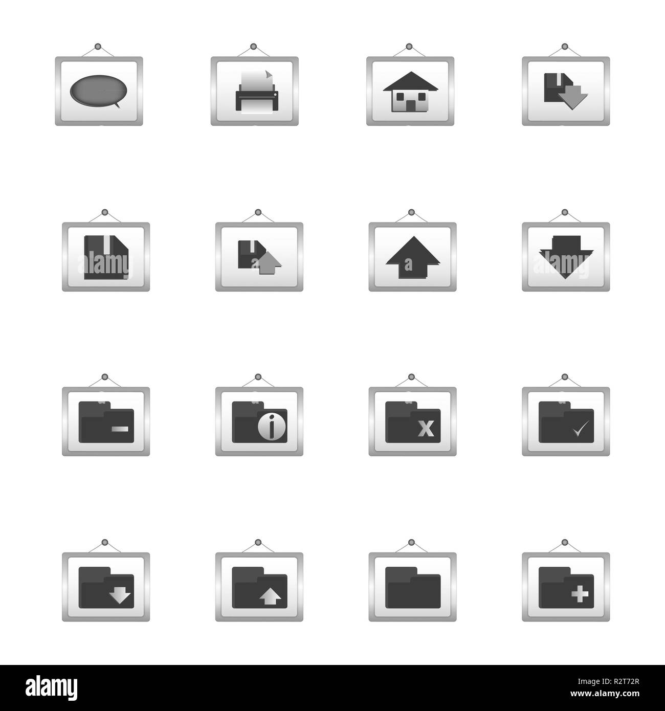 icône web Banque D'Images