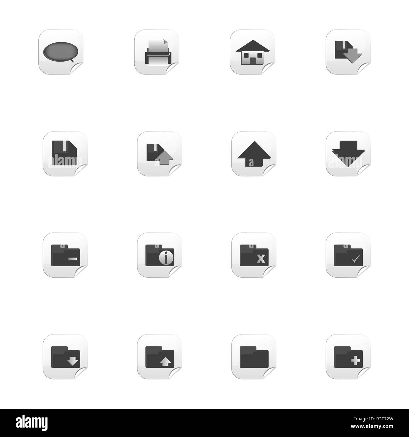 icône web Banque D'Images