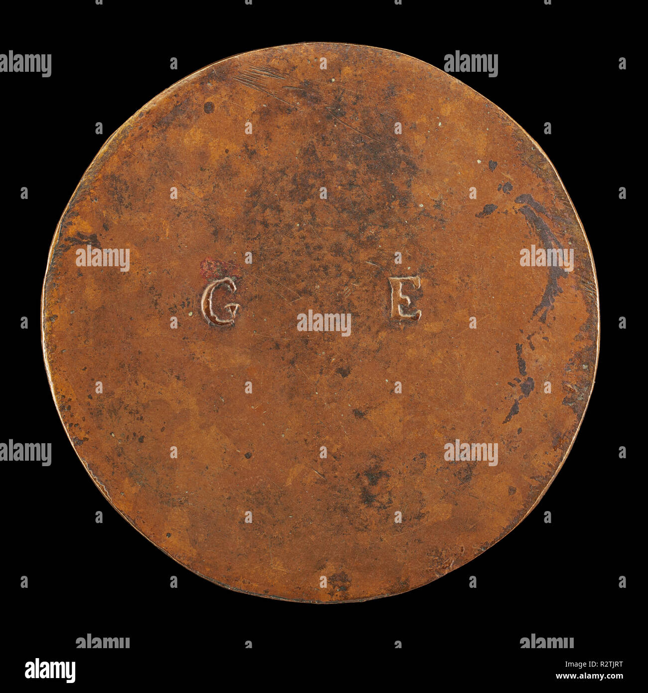 Inscription [AR]. Dimensions : hors tout (diamètre) : 5.03 cm (2 in.) Poids brut : 29,44 g (0,065 lb.) axe : 12:00. Technique : bronze. Musée : National Gallery of Art, Washington DC. Auteur : Camillo Mariani. Banque D'Images