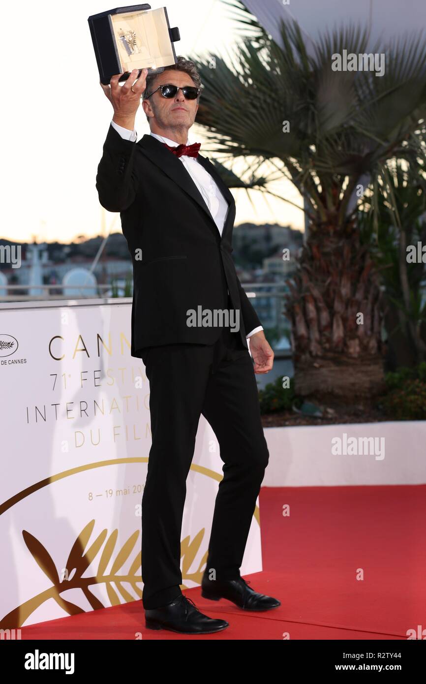 CANNES, FRANCE - 19 MAI 2018 : Pawel Pawlikowski au photocall lauréats au cours de la 71e édition du Festival de Cannes (photo par Mickael Chavet) Banque D'Images