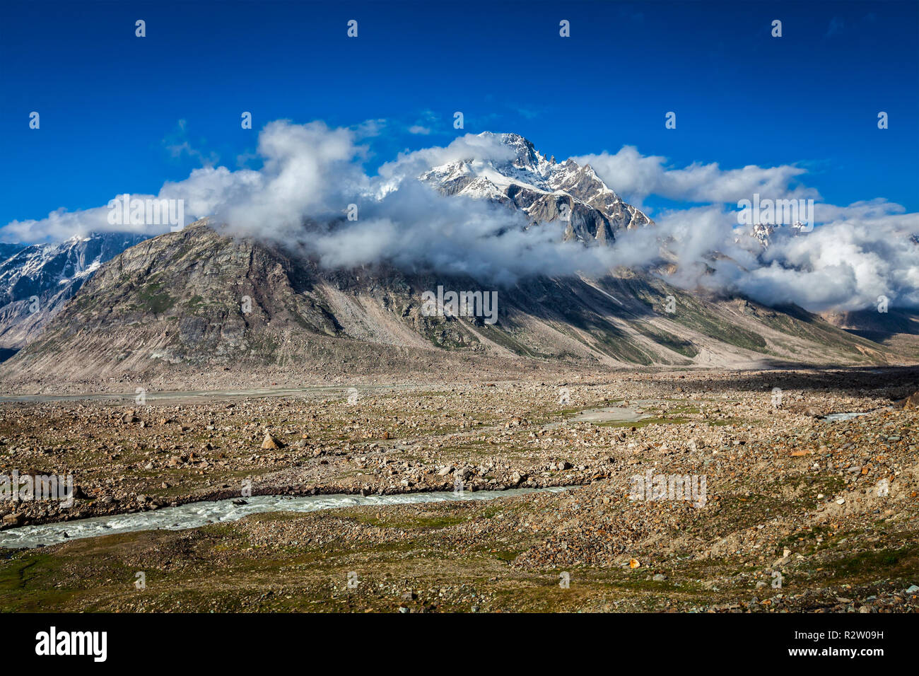 Paysage de l'Himalaya, l'Inde Banque D'Images